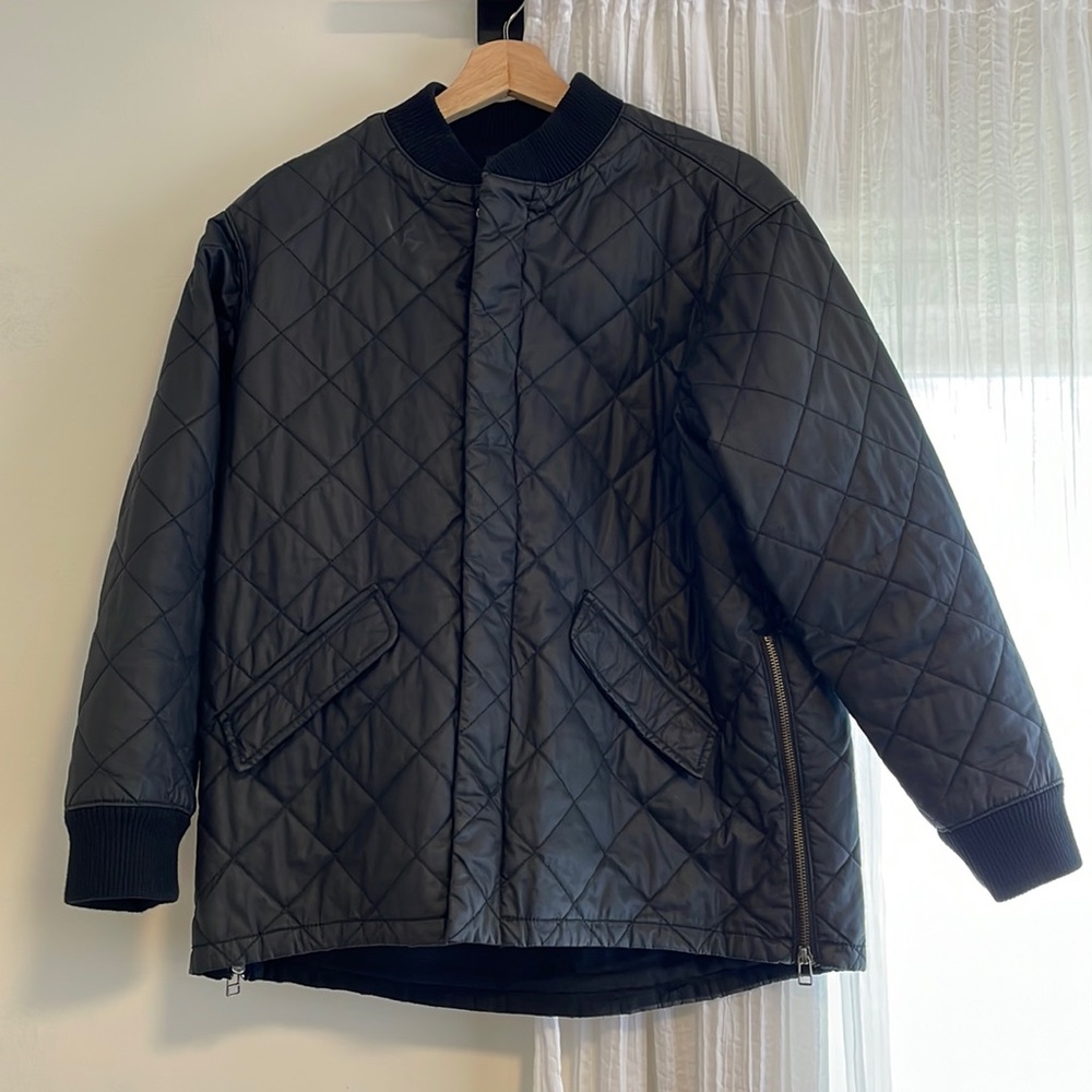 Madewell Quilted Waxed Cotton Jacket